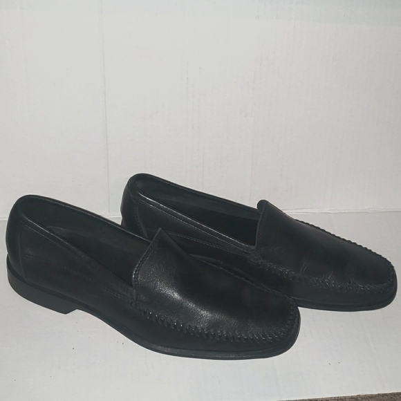 JOHNSTON & MURPHY BLACK SLIP-ON LOAFERS SHOES 9.5 main image 6